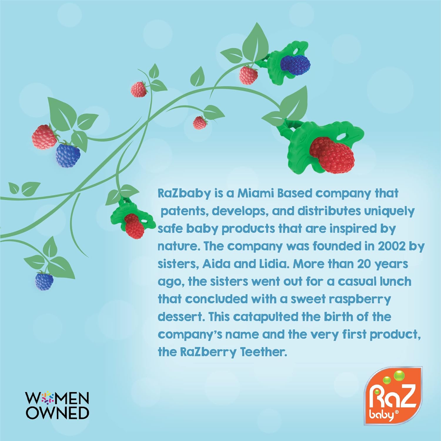 RaZbaby RaZberry Silicone Baby Teether Toy - Berrybumps Soothe Babies Sore Gums - Infant Teething Toy - Hands Free Design - BPA Free - Easy-to-Hold Design - Teething Relief Pacifier - Fruit Shape/Red - Image 7